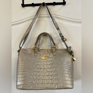 Brahmin Mini Alden purse - color Oyster. Great shape from a smoke free home